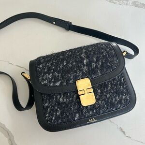 APC Grace Tweed Bag Small